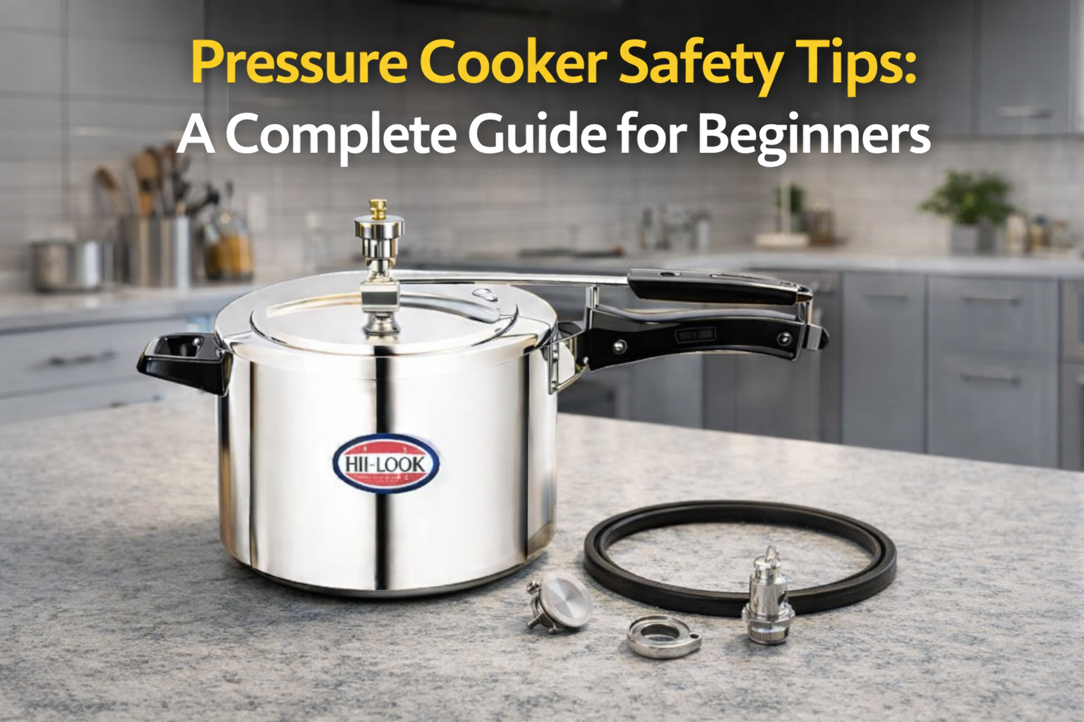 Pressure cooker safety tips